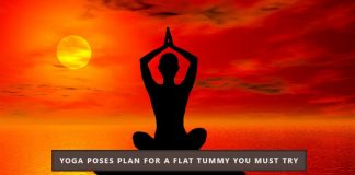 Yoga poses for flat tummy