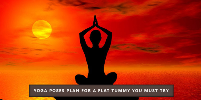 Yoga poses for flat tummy