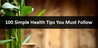 100 amazing health tips