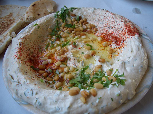 how to make Indian style hummus recipe