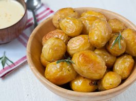 Fibre-rich baby potatoes healthy recipe