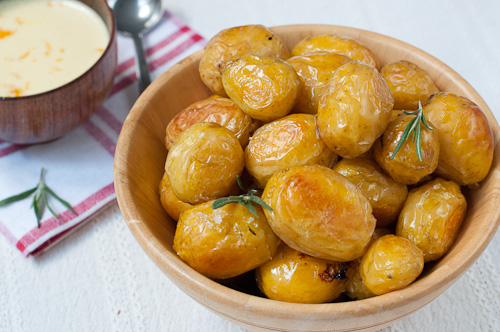 Fibre-rich baby potatoes healthy recipe