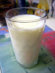 glass of milk on tablecloth 225x300 - How drinking milk can benefit brain?