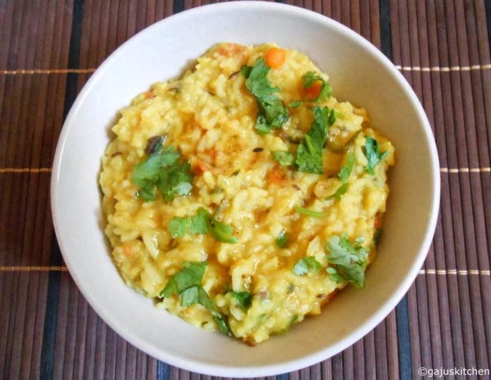 Moong dal khichdi recipe