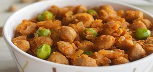 Hot and Spicy Chilly Soya Chunks recipe