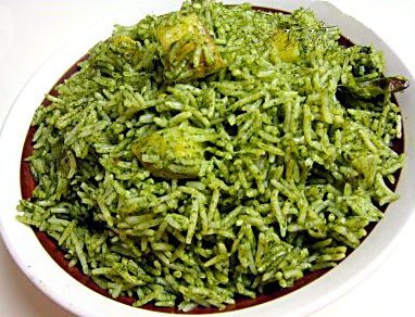 Palak biryani recipe