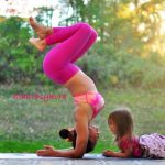 Laura Sykora Yoga with Daughter