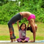 Laura Sykora Yoga with Daughter