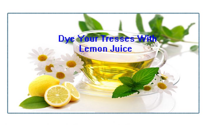 Dye Your Tresses With Lemon Juice