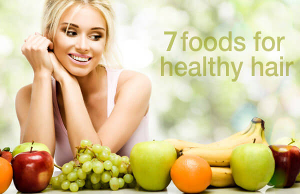 Seven foods for healthy hair