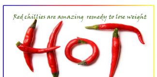 Red chillies are amazing remedy to lose weight
