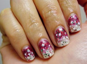 13 Fantastic Ideas About Christmas Nail Art Designs Winter Snowfall Nail Art