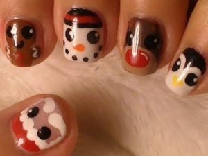 Christmas Elf Nail Art