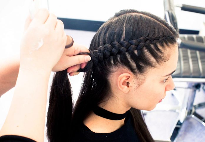 Inverted French Braid