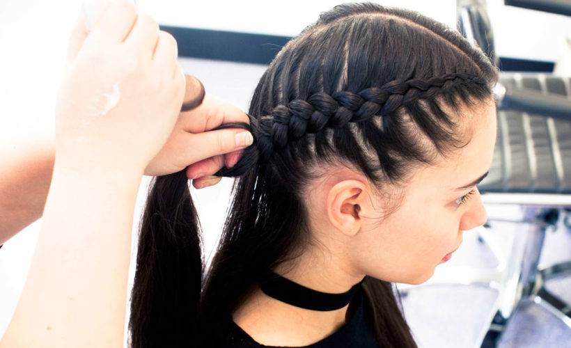 Inverted French Braid