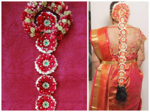 South Indian wedding hairstyles for Long Hair