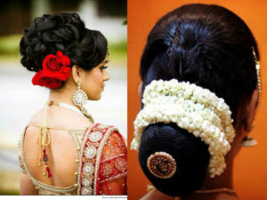 South Indian wedding hairstyles for Long Hair