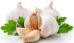 garlic with parsley leaves 300x177 - How to use Garlic shampoo to treat hair loss