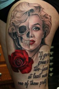 Marilyn Monroe Tattoo Designs