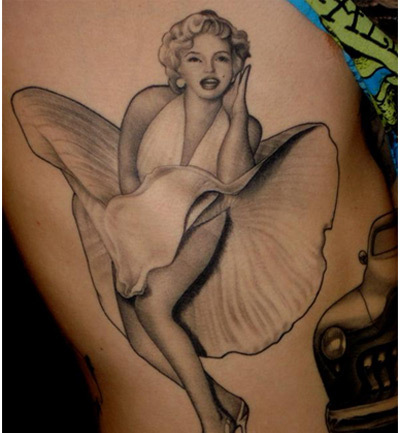 Marilyn Monroe Tattoo Designs