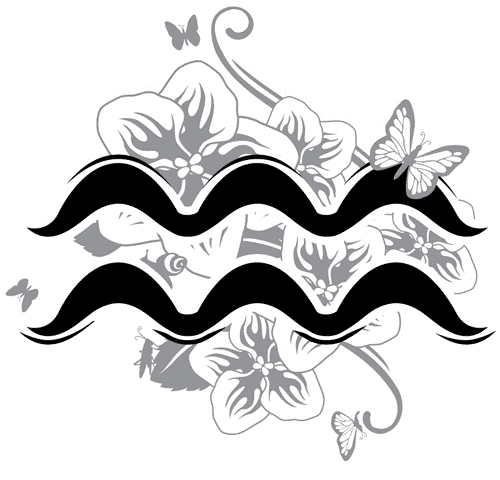 Aquarius tattoo design,Taurus and Aquarius Tattoos