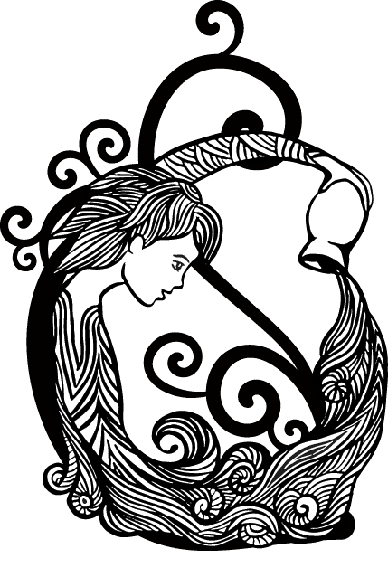 Aquarius tattoo design,Taurus and Aquarius Tattoos