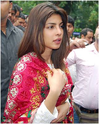 Chopra In Durga Puja at Lokhandwala