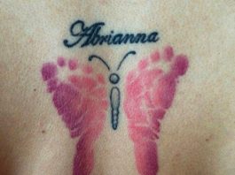 baby footprint tattoos