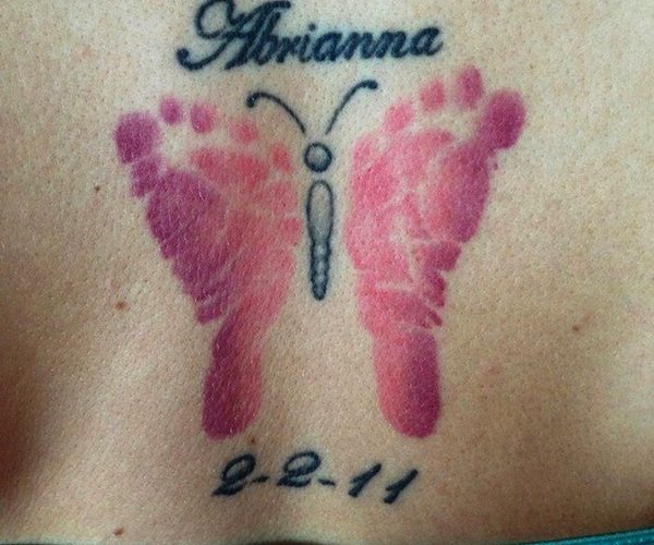 baby footprint tattoos