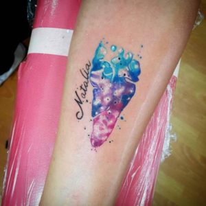 5 300x300 - Best Baby footprint tattoos Designs For You!