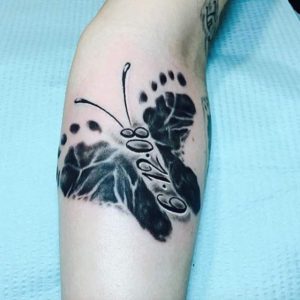 7 300x300 - Best Baby footprint tattoos Designs For You!