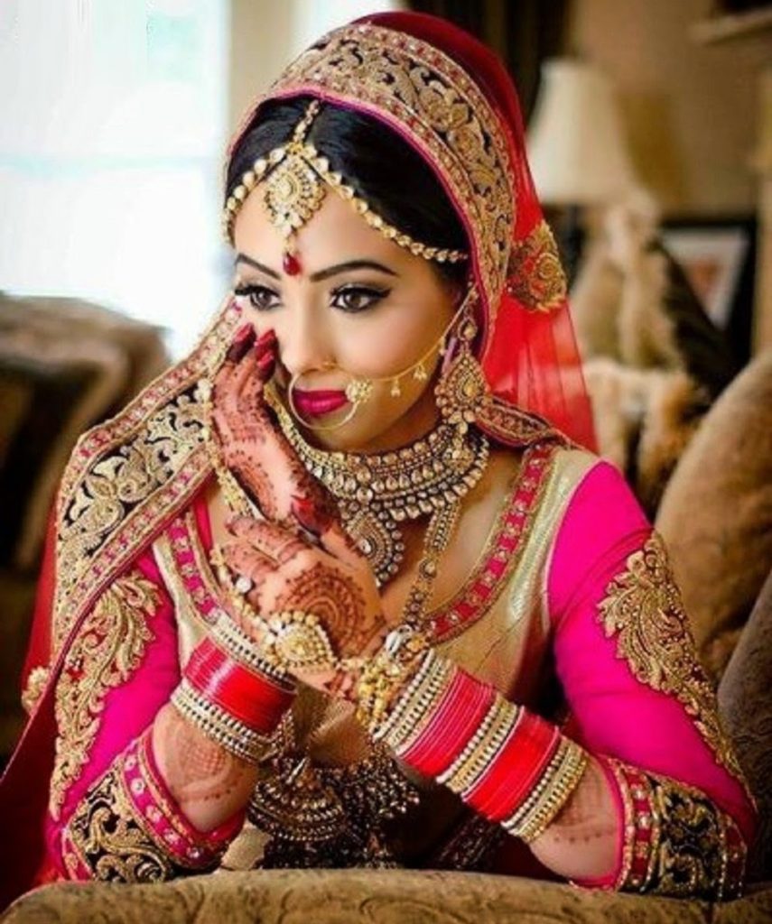 The Punjabi Bridal Look, Indian Bridal Saree