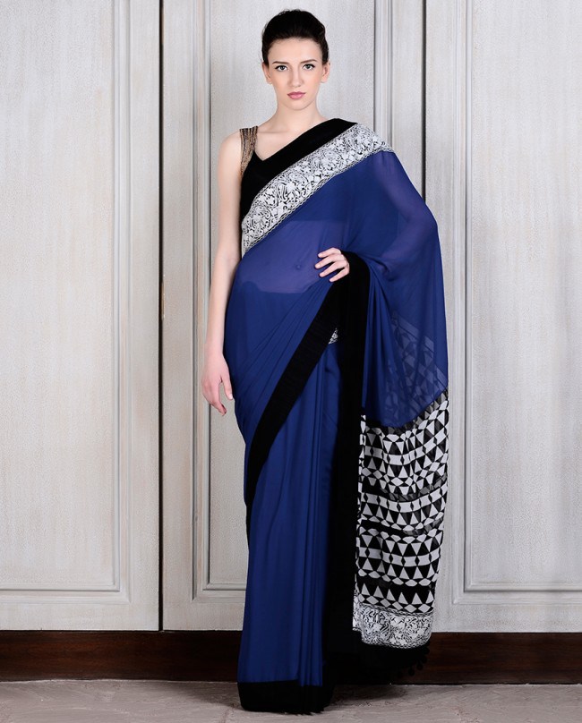 Manish Malhotra Latest Saree Designs Collection 2016 2017 13 - Latest Indian Saree Styles In 2017