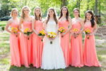coral dress makeup coral dress makeup