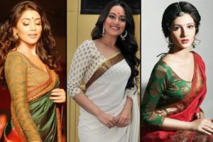 Full Sleeve Blouse Designs for Net Sarees