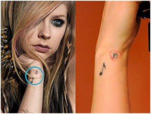 2 6 300x226 - Best Avril Lavigne's Tattoos For You!