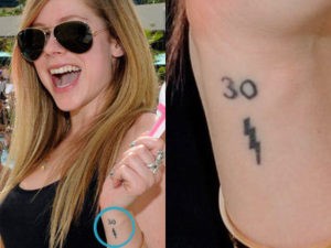 Best Avril Lavigne's Tattoos For You!