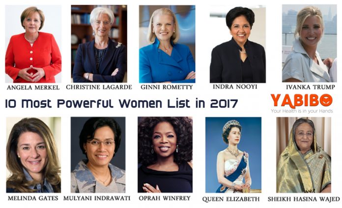 10 Most Powerful Women List in 2017