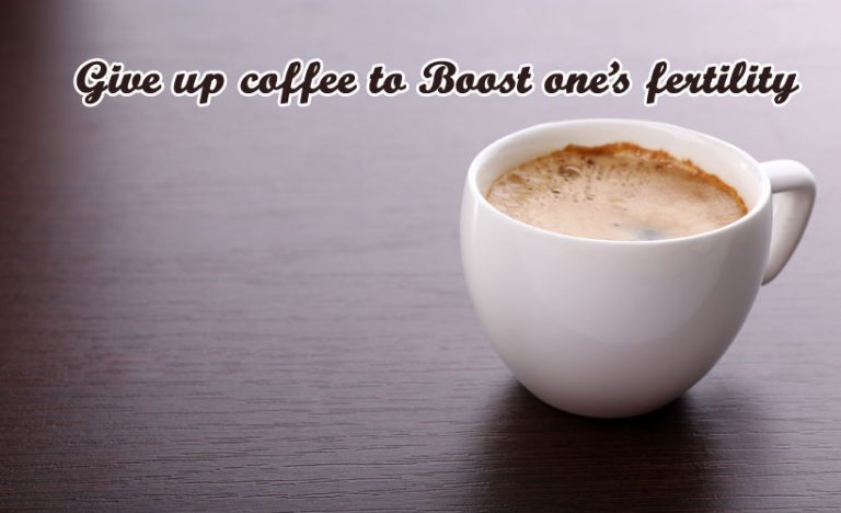 Give Up Coffee to Boost One’s Fertility