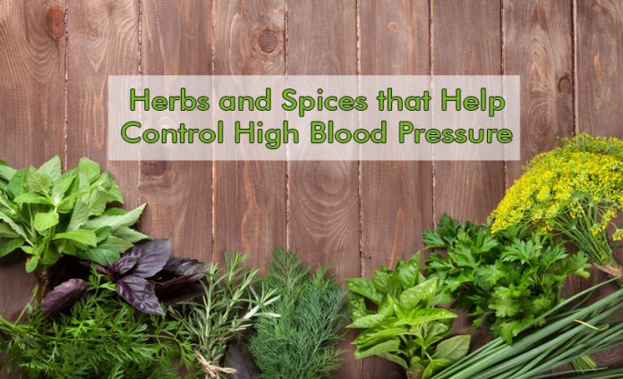 Herbs and Spices that Help Control High Blood Pressure