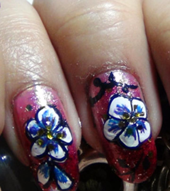 10 Amazing Hand Painted Nail Art Designs