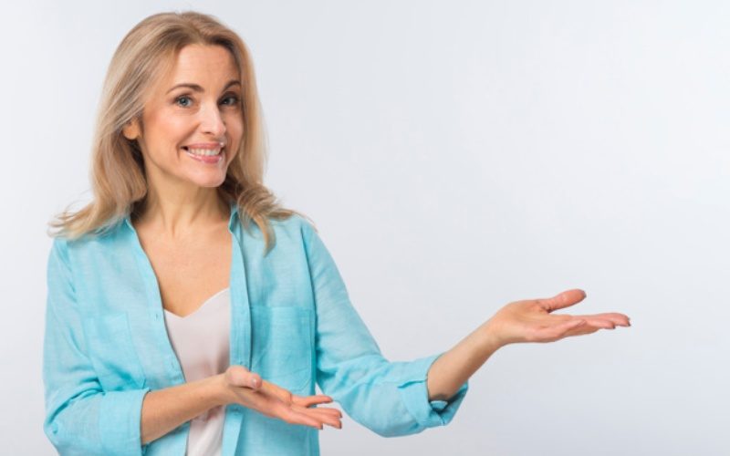 20 best health tips ever smiling young woman presenting against white background 23 2148029464 800x500 - 20 best health tips ever