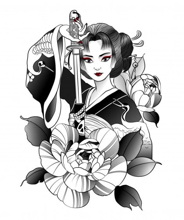 beautiful japanese geisha with sword hand 61632 170 - 4 Dangerous Beauty Trends