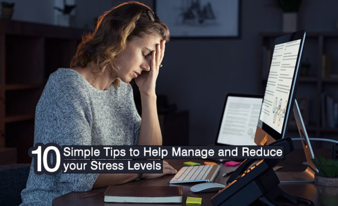 10 simple tips to manage and reduce stress levels