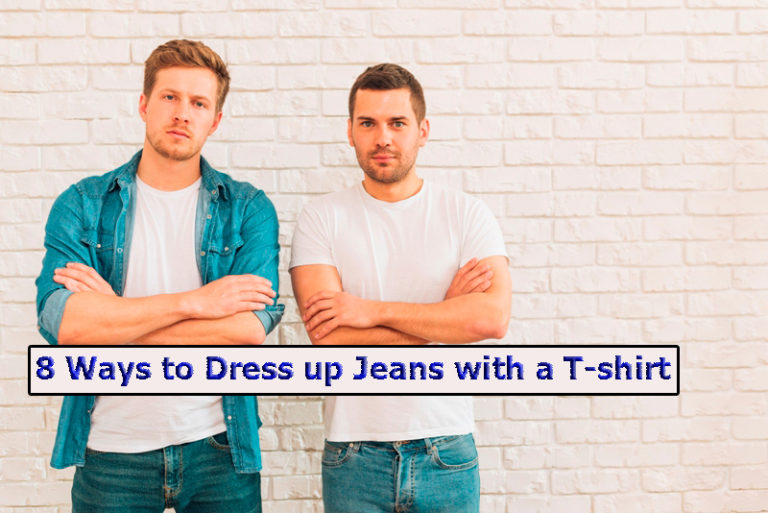 8 Ways to Dress up Jeans with a T-shirt