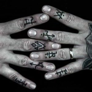 66a203fc24f423d9d158315d5947a510 300x300 - Top best finger tattoos for men