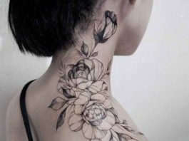 10 neck tattoos for women