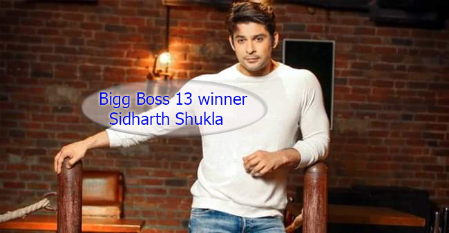 Bigg Boss 13 winner Sidharth Shukla