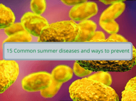 15 Common summer diseases and ways to prevent 
