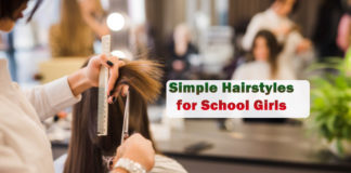 Simple Hairstyles for School Girls
